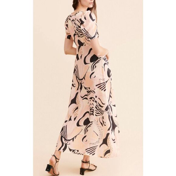 NWOT Untitled in Motion Anotia Printed Maxi Dress Women's XS - Picture 3 of 13